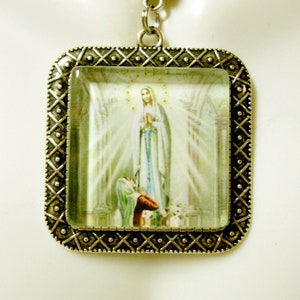 Our Lady of Lourdes pendant and chain - AP24-010