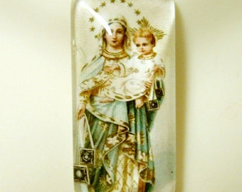 Our lady of Mount Carmel pendant with chain - GP12-041
