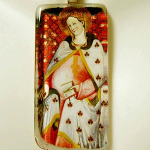 Pregnant Madonna pendant with chain - GP01-283