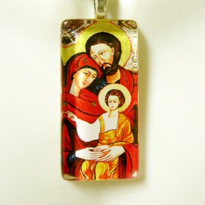 Pendente Sacra Famiglia con catena - GP12-242
