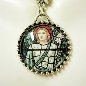 Erzengel Gabriel Anhänger mit Kette - AP05-293