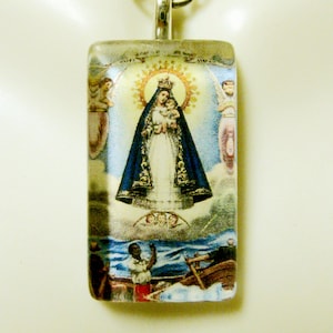 Lady Caridad del Cobre pendant with chain - GP09-067