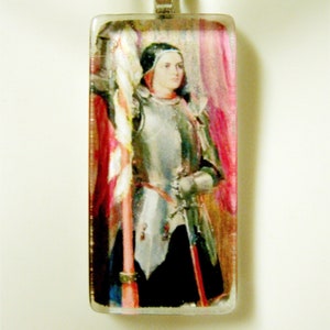 Saint Joan of Arc pendant with chain - GP01 - 182
