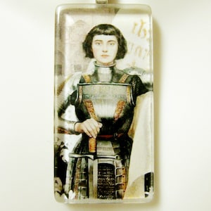 Saint Joan of Arc pendant with chain - GP01-246