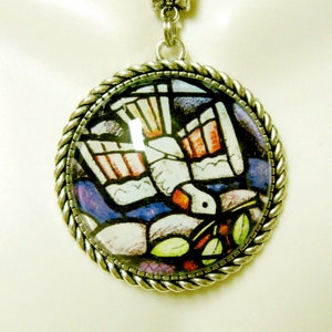 Pingente e corrente espírito santo - AP25-050