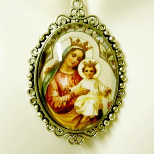 Our lady of Mount Carmel necklace - AP09-300
