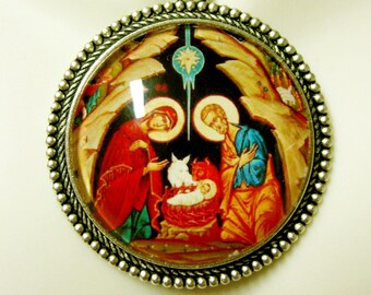 Nativity pendant and chain - AP25-105