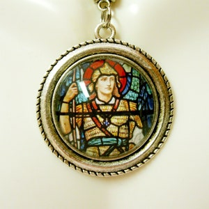 Archangel Michael pendant and chain - AP05-092