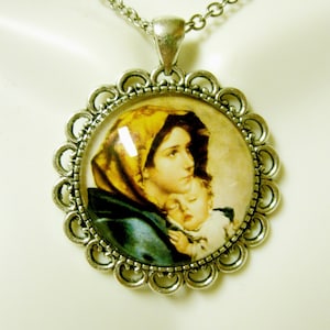 Madonna of the streets pendant and chain - AP26-298