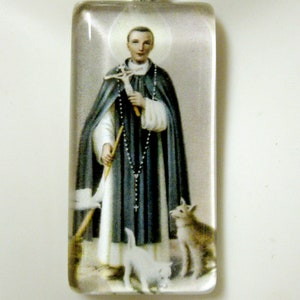 Saint Martin de Porres pendant with chain - GP01-088
