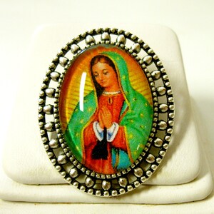Our Lady of Guadalupe brooch/pin - BR02-156