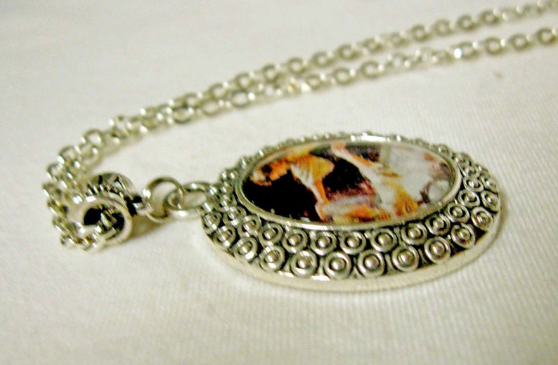 Christ the healer pendant and chain AP04-266 image 2