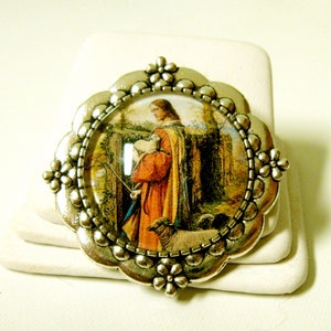 Christ the Good Shepherd pin/brooch - BR15-026