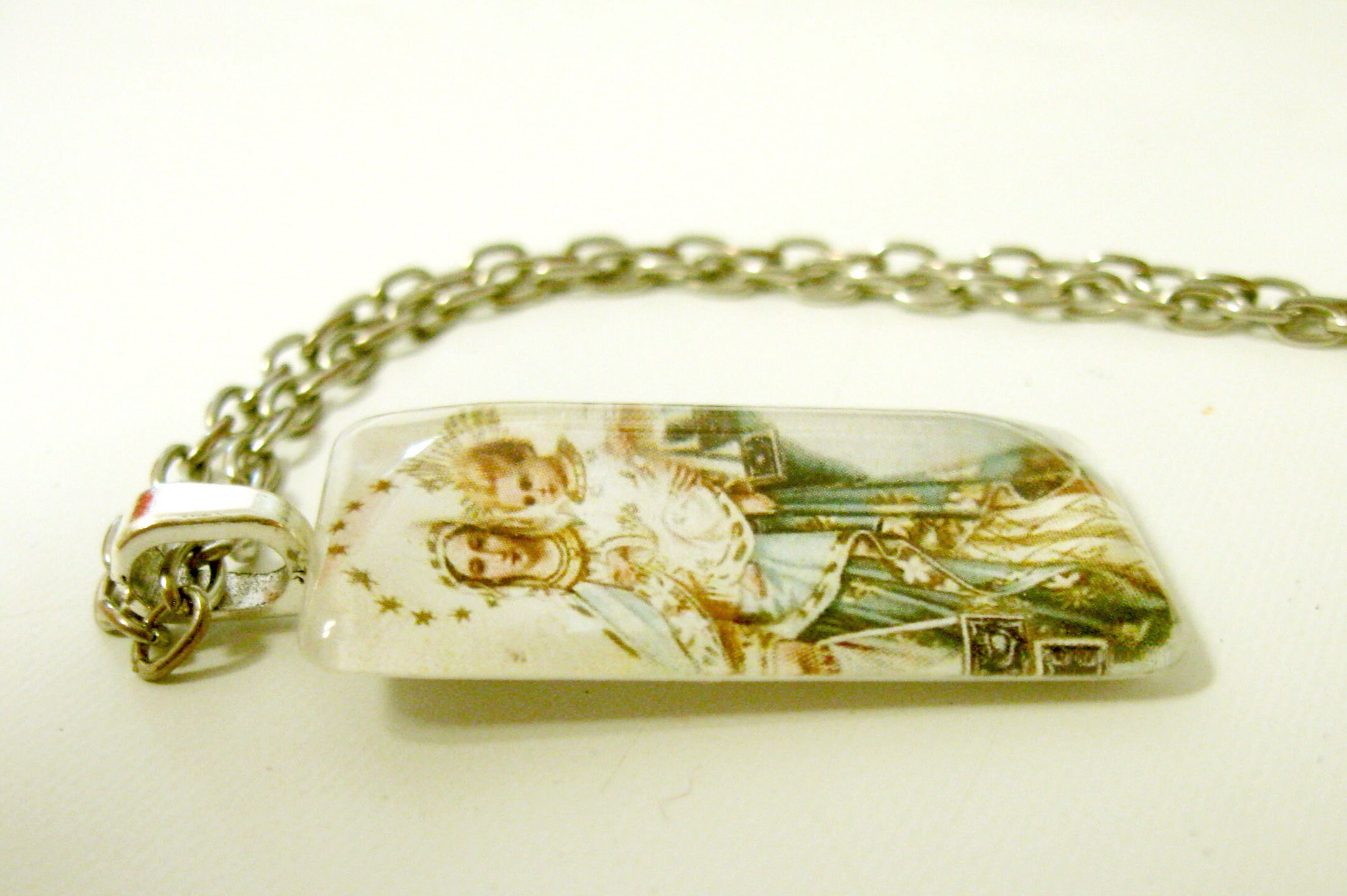 Our Lady of Mount Carmel Pendant With Chain - GP12-041 - Etsy