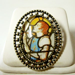 Saint Joan of Arc brooch/pin - BR02-026