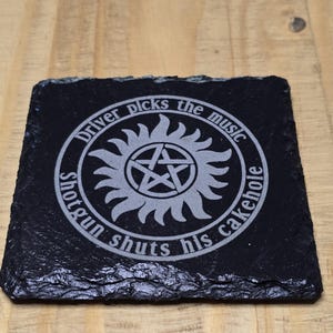 Supernatural Slate Coaster