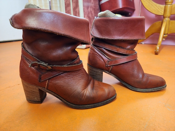 Size 7.5 Women's | Vintage 1970's Dexter Leather … - image 1