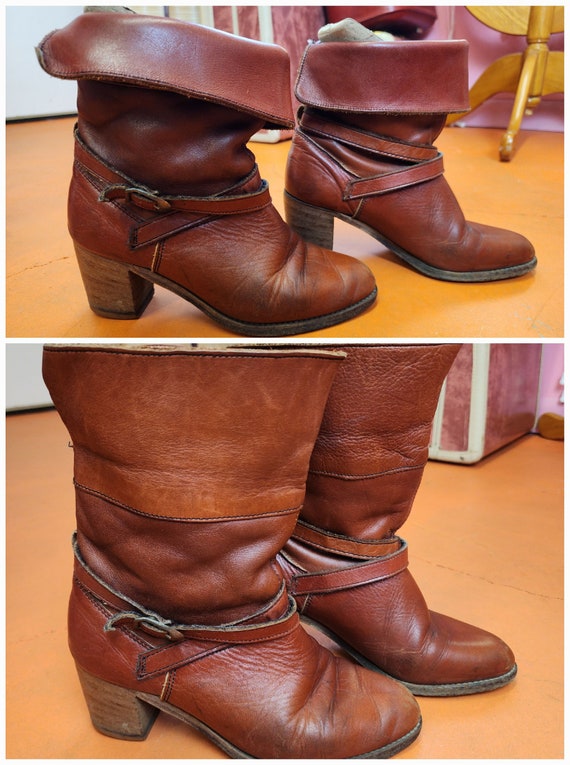 Size 7.5 Women's | Vintage 1970's Dexter Leather … - image 2