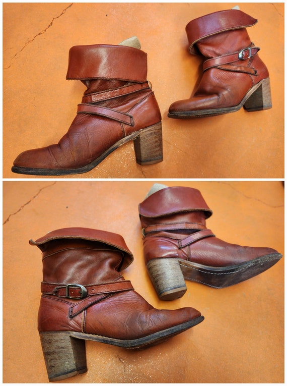 Size 7.5 Women's | Vintage 1970's Dexter Leather … - image 3