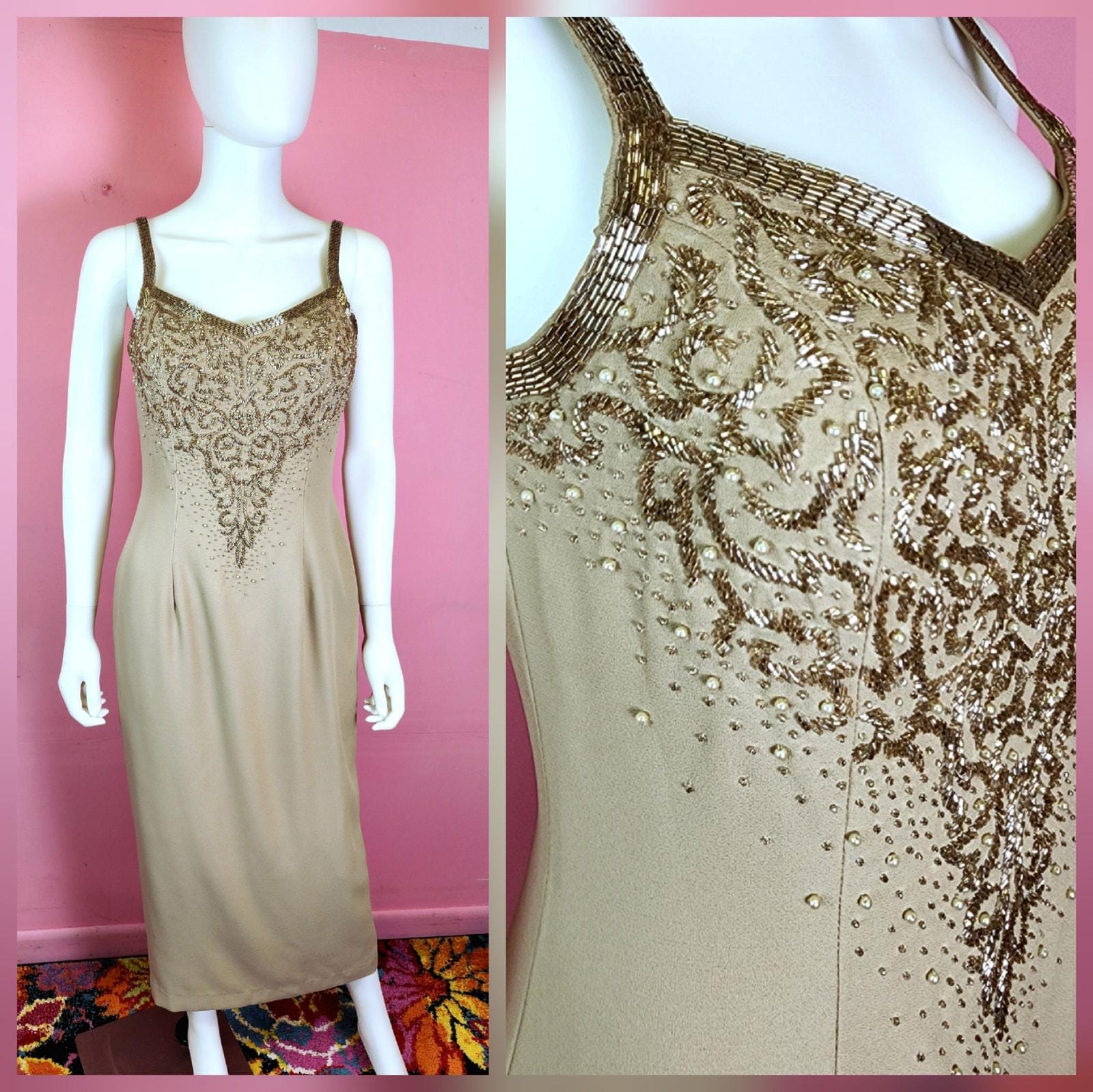 90s Hollywood Dress - Etsy