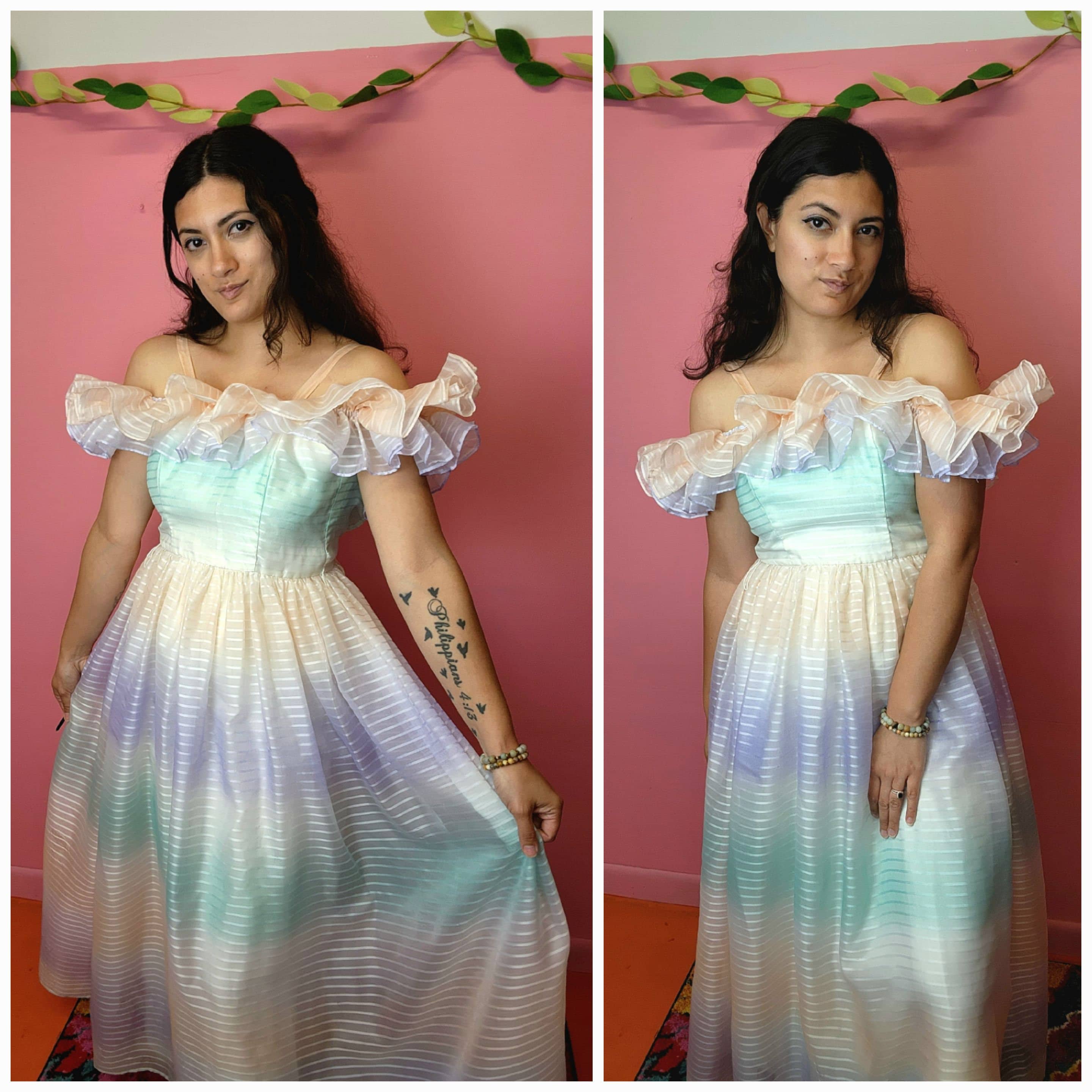 Pastel Color Dress Etsy Australia