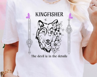 Camiseta Kingfisher, camiseta Quicksilver Book, camiseta Little Osha, camiseta Callie Hart, camiseta Fantasy, camiseta Romantasy, camiseta Booktok