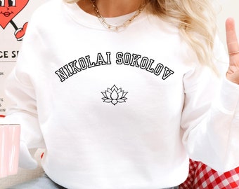 Nikolai Sokolov-sweater, de heidenen-sweater, Legacy of Gods-sweatshirt, God of Malice-sweatshirt, shirt donkere romantiek, roetvlekshirt