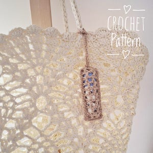 Lip Balm Crochet Pattern | Chapstick Holder | Lipstick Case | Digital PDF Download | Crochet Keyring | Lip Balm Key Chain | Boho Keyring
