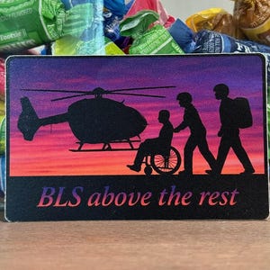 HEMS &quot;BLS&quot; Sticker for Flight Nurse & Flight Medic