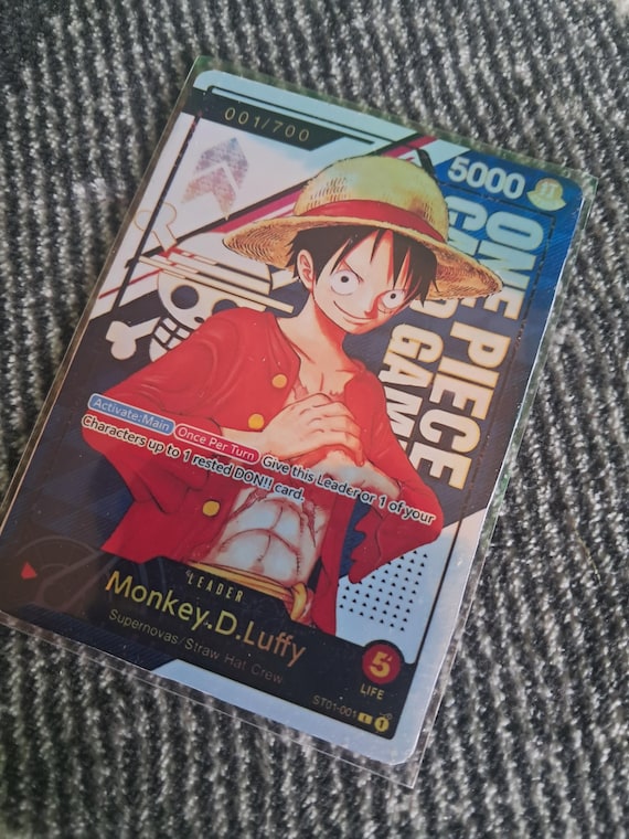One Piece - Replica Monkey D. Luffy ST01-001 Promo Art Foil