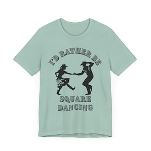 Square Dancing T-shirt, Square Dance Tee, Old-Time Music Apparel, Square Dance Shirt