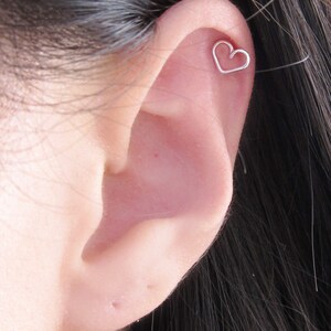 Sterling Silver Mini Hearts Earring