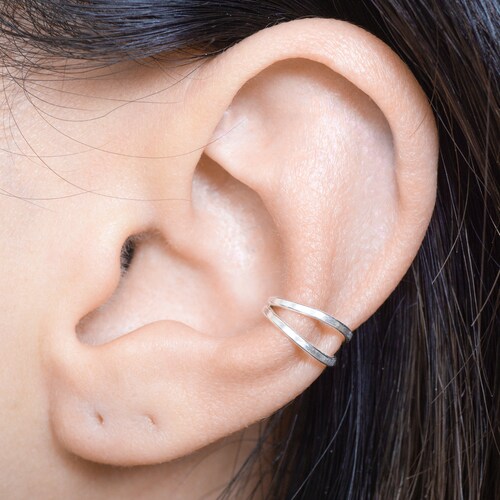 Simple Silver Cross Ear Cuff NO PIERCING REQUIRED Etsy