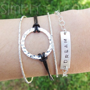 Sterling Silver Personalized ID Bracelet image 5