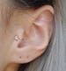 Gold Filled 3mm CZ Tragus No Piercing Ear Cuff 