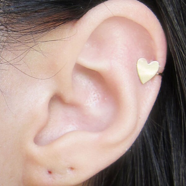Heart Ear Cuff Etsy