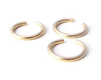 Gold Filled Plain Ring Ear Cuff