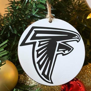 6 Falcon Christmas Ornament (Black)