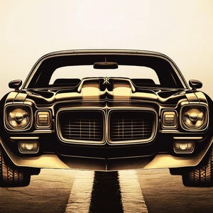 Pontiac Firebird Bronze Poster