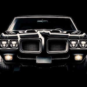PONTIAC GTO BLACK