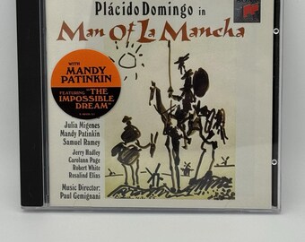 Leigh: Man of La Mancha by Plácido Domingo 1996 (Tenor Vocals) (CD)  VGC