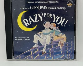 Crazy for You (1992 Original Broadway Cast) Music CD Gershwin Musical Comedy VGC