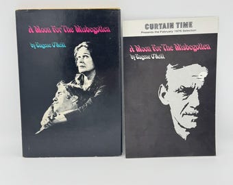 A Moon for the Misbegotten Eugene O'Neill 1974 Book Club Edition Drama Script
