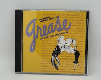 Grease: A New 50's Rock 'N Roll Musical - The Original Broadway Cast - VERY GOOD
