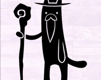 Almighty Cat Wizard - Vinyl Decal