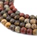 52 Round Creek Jasper Beads: Jasper Gemstone Round Jasper Beads Genuine Jasper Natural Stone Beads 8mm Jasper Beads (JSP-RND-MIX-104)