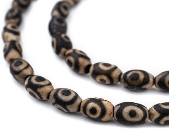 Gemstone Beads Matte Agate Beads Genuine Stone Beads Round Shaped Beads Brown Stone Beads 35 Premium Round Tibetan Agate Beads 10mm