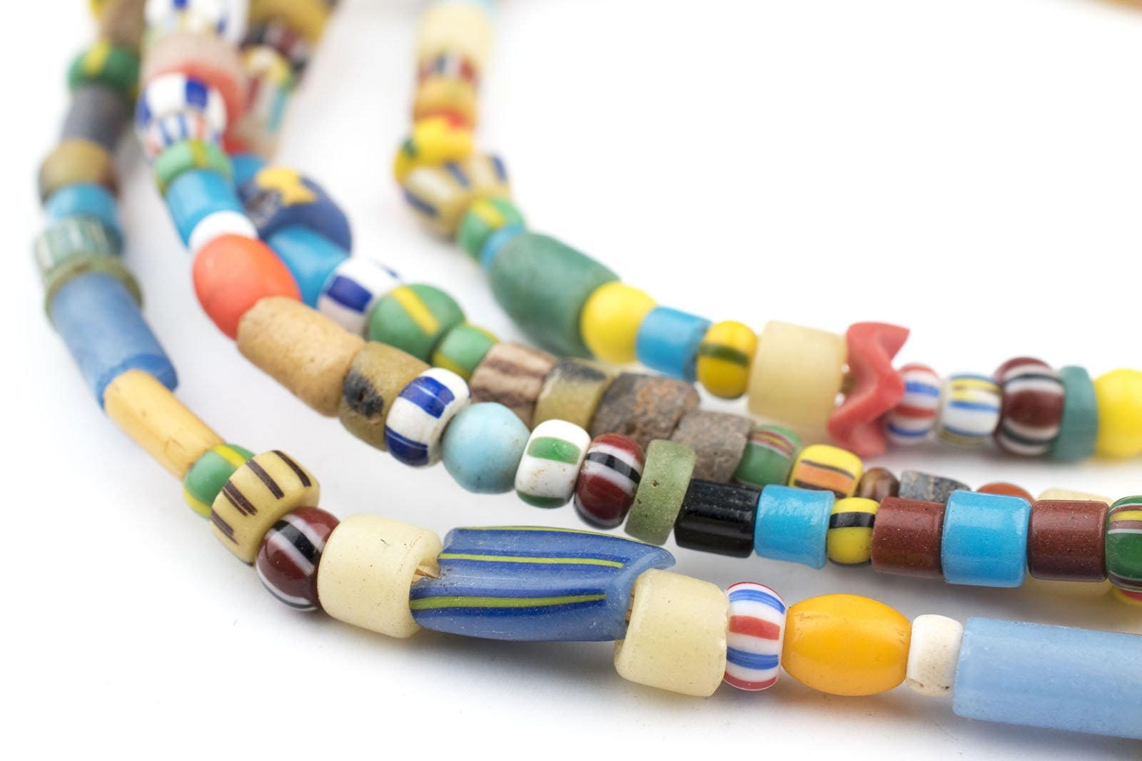 120 Medley of Old Ghana Trade Beads: Ghanaian Trade Beads | Etsy