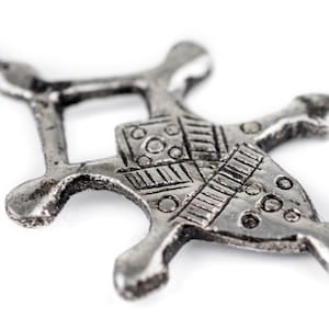 Tillya Silver Moroccan Tuareg Cross Pendant: Tuareg Pendant Tribal Pendant Silver Cross Pendant Tuareg Silver Pendant for Necklace