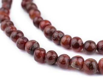 Alte Mali Karneol Perlen - African Trade Beads - Afrikanische Steinperlen - Antiker Karneol (AGATE-RND-ORG-311)